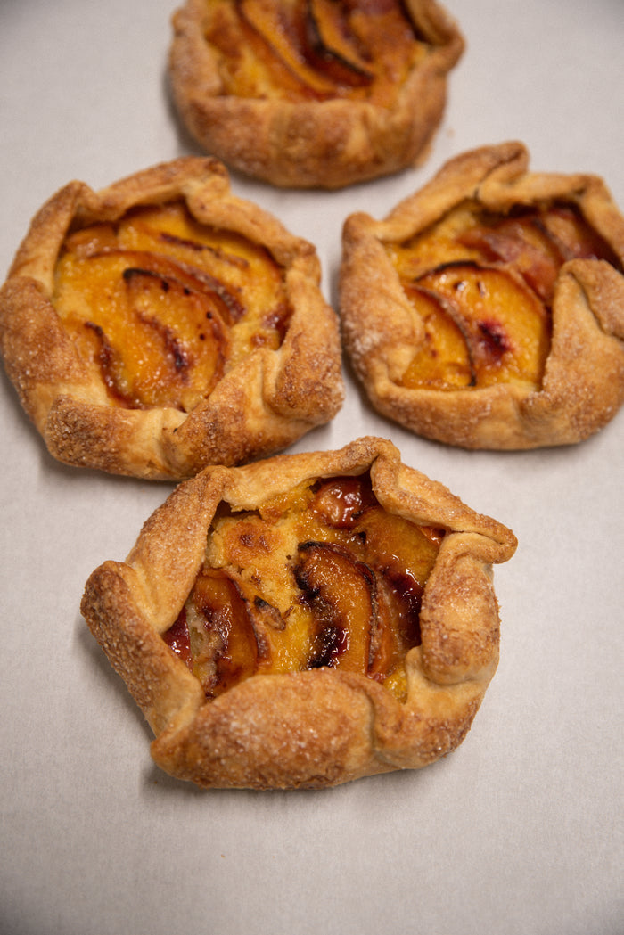 Rustic California Peach Tart