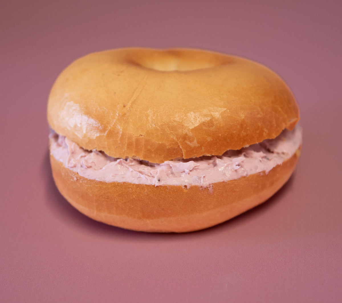 Bagel with Berries Schmear
