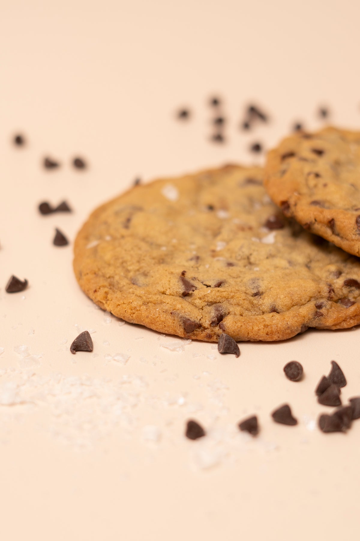Ghirardelli Chocolate Chip and Maldon Sea Salt Cookies