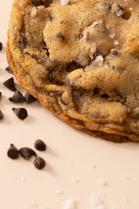 Ghirardelli Chocolate Chip and Maldon Sea Salt Cookies