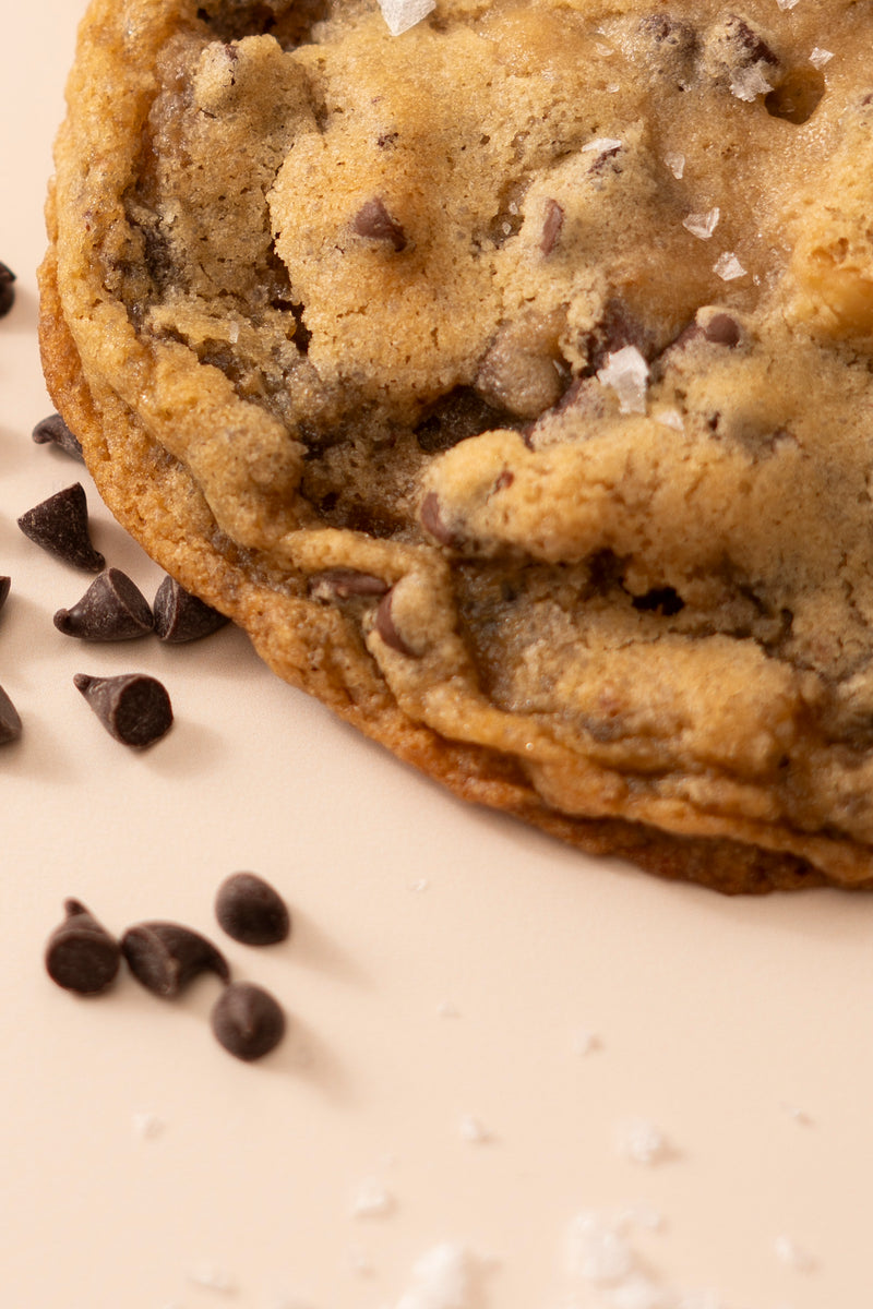 Ghirardelli Chocolate Chip and Maldon Sea Salt Cookies