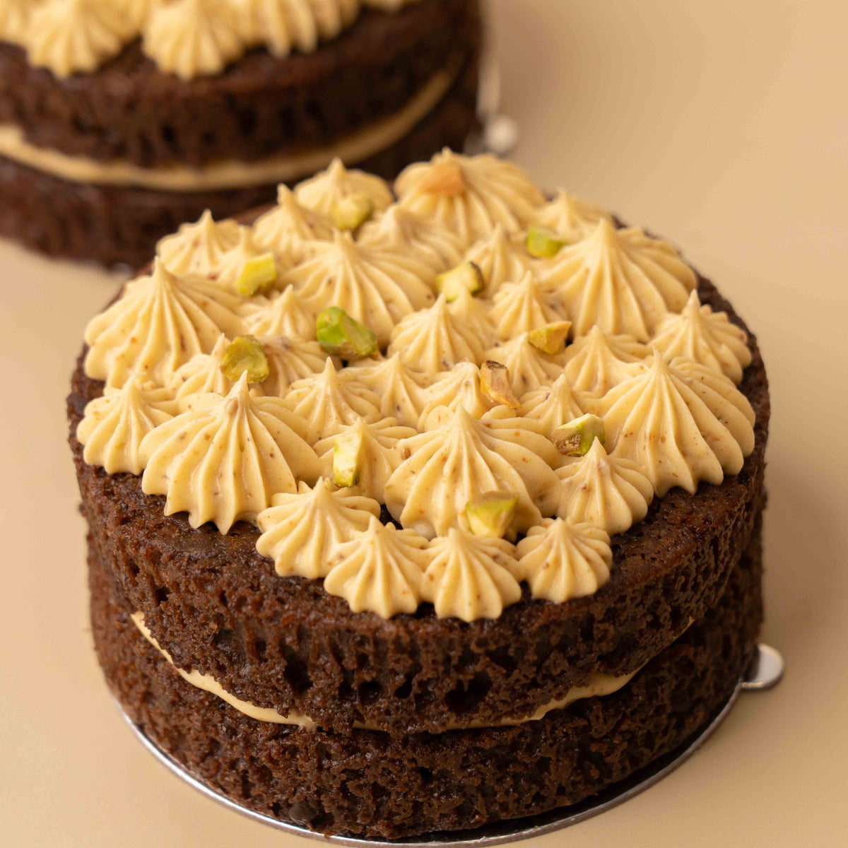 Mini Pistachio Chocolate Cake