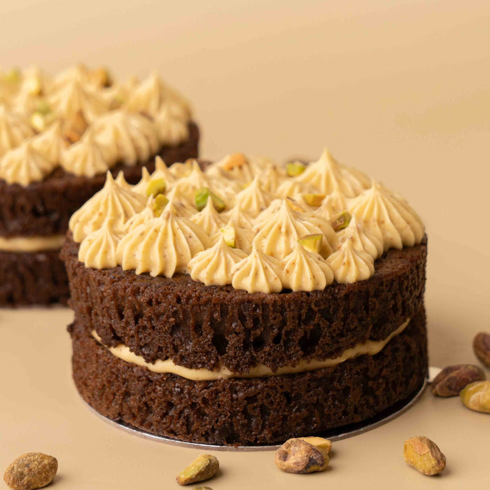 Mini Pistachio Chocolate Cake