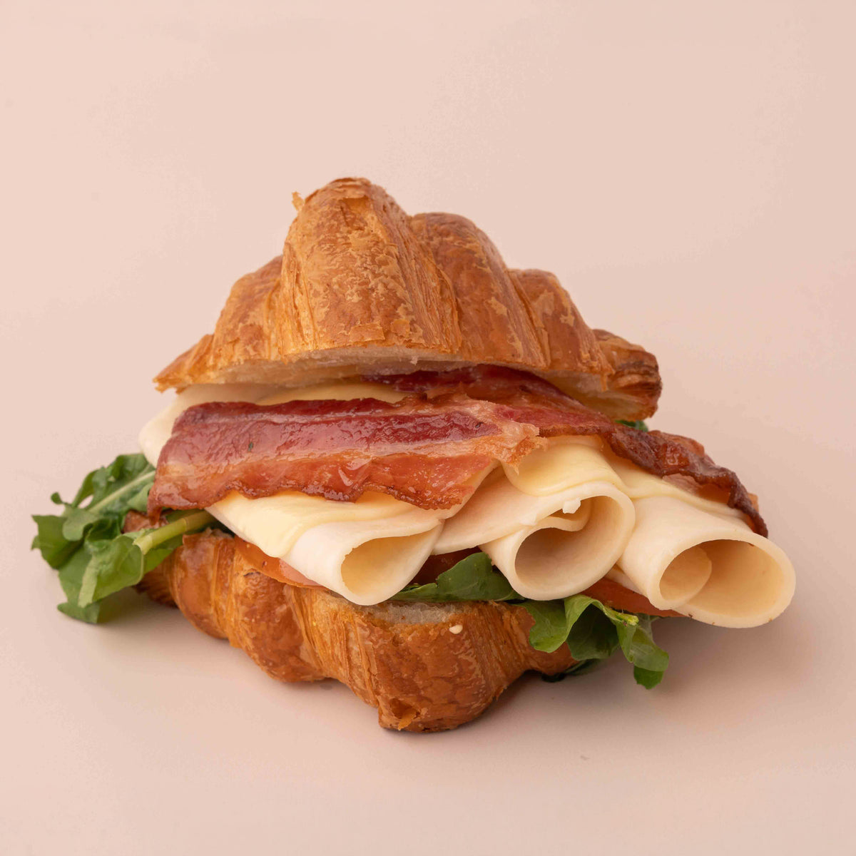 Croissant Turkey Club Sandwich