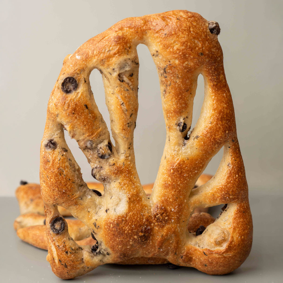 Kalamata Olives and Herb Fougasse