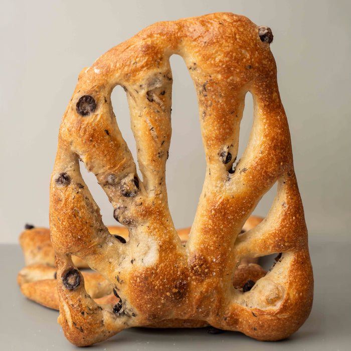 Kalamata Olives and Herb Fougasse