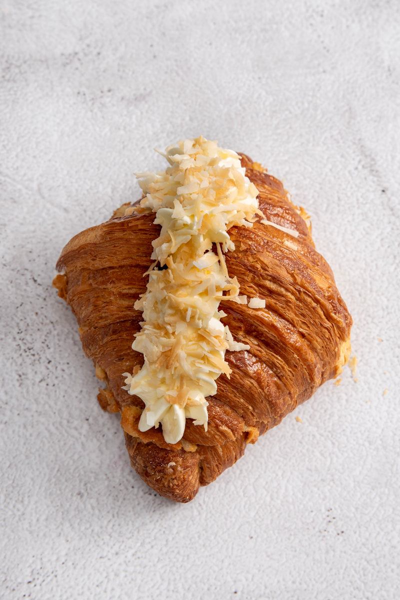 Twice-Baked Coconut Almond Croissant