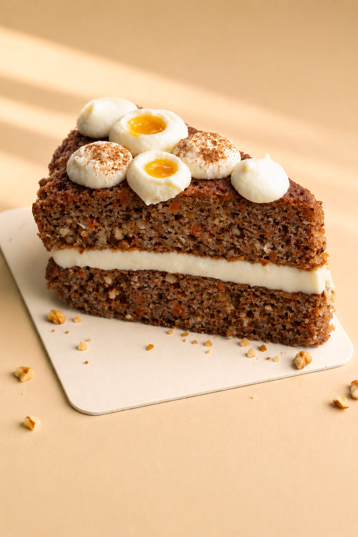 Carrot and Cream Cheese Frosting Cake Porción